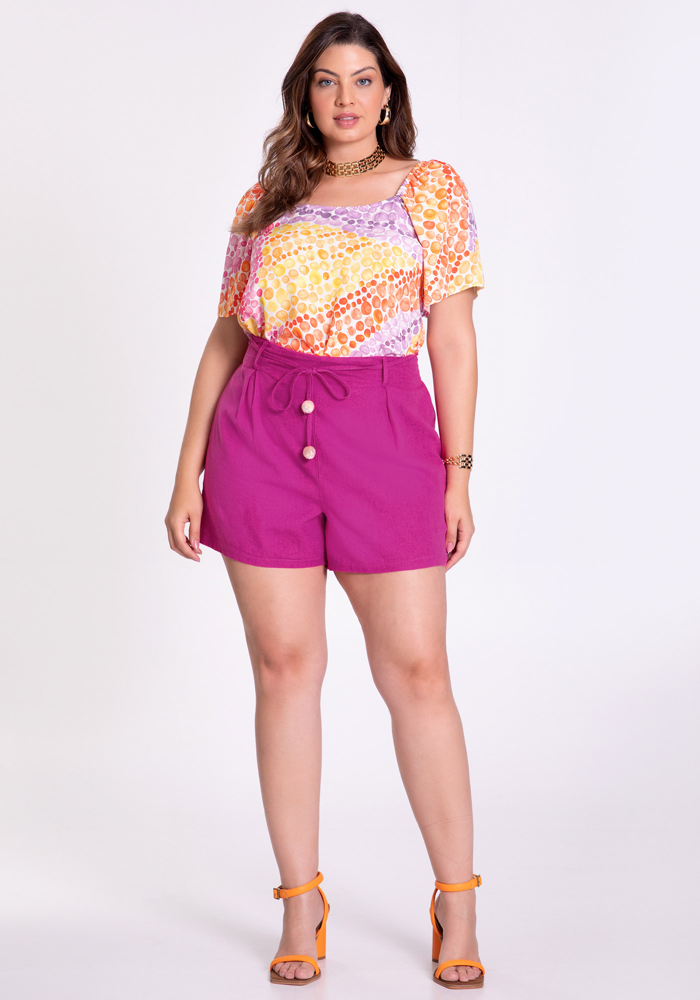 Comprar Short Linho Plus Size - Fashion Dessa Oficial